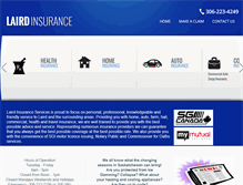 Tablet Screenshot of lairdinsuranceservices.com
